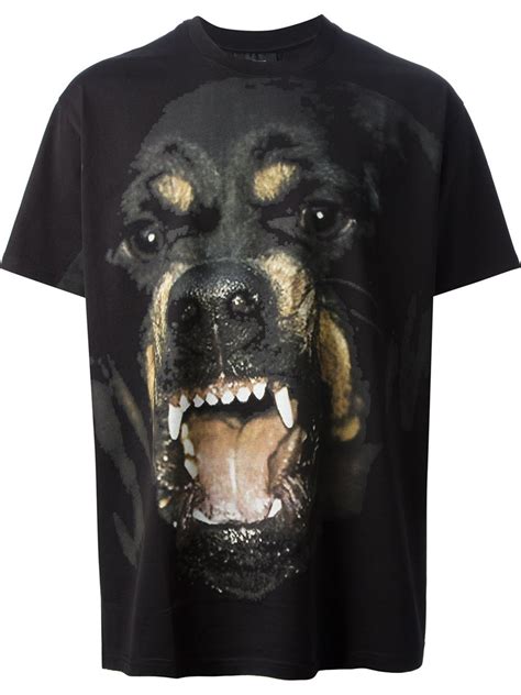 givenchy dog shirt|black Givenchy shirt.